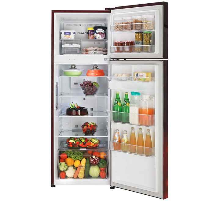 LG 284 Litre 2  Door ConvertiblePLUS Refrigerator (GL-T302RSCY)
